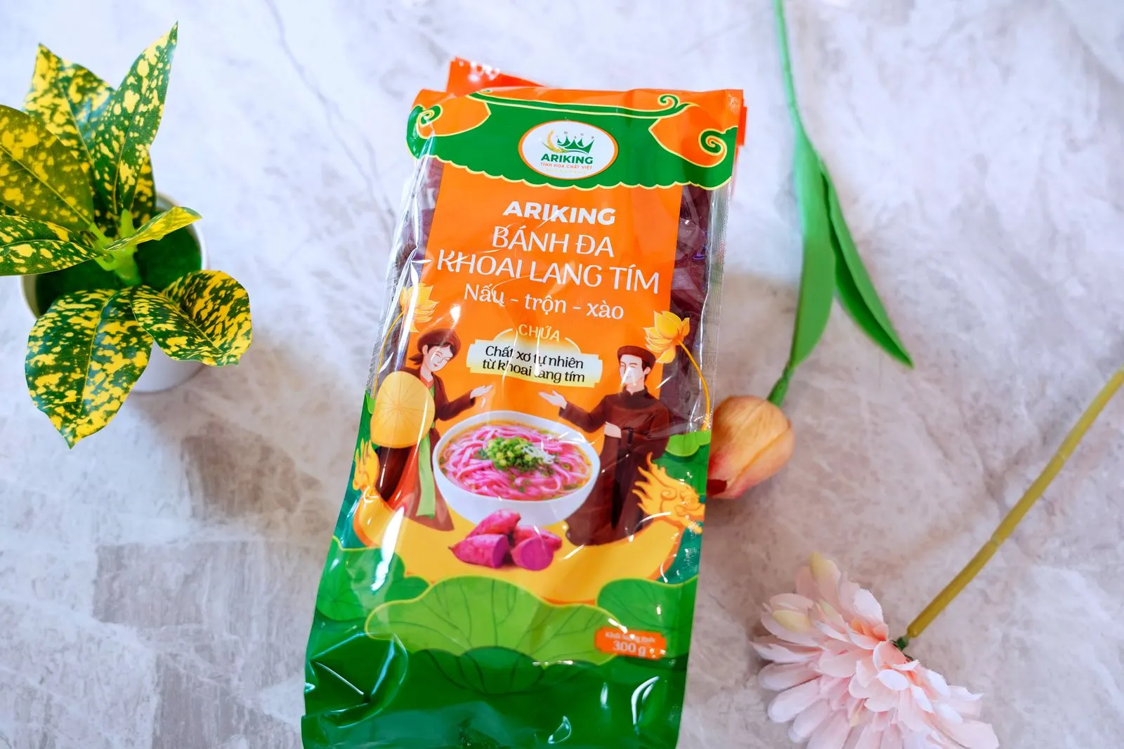 Bánh đa khoai lang tím - image 1